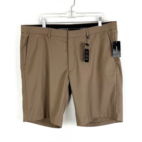 NWT Alfani Mens AlfaTech Stretch Chino Shorts 38 - Picture 2 of 7